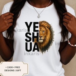 Lion of Judah Yeshua PNG | Messianic Christian Art (Digital Download)