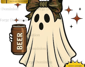 Camo Halloween Ghost PNG: Fall Camouflage Clipart (Digital Download)