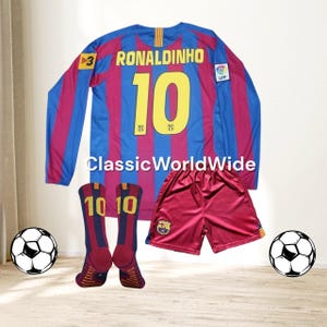 Ronalinho Kids Barcelona Heimtrikot | Ronaldinho Kids | Ronaldinho Trikot 2005