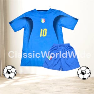 Italy 2006 Jersey Totti | Italy Jersey  |  Del Piero | Italy kids kit |