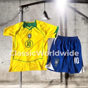 Brazil Ronaldinho | Brazil Ronaldinho soccer jersey | Ronaldinho Brazil trikot | Brazil boys uniform