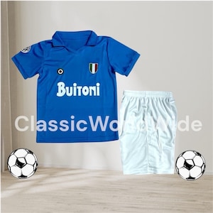 New Napoli kids Maradona Jersey Napoles 87/88 kit