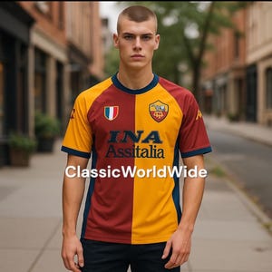 Roma Totti Retro Football Shirt | Roma Totti soccer jersey | Roma Totti Trikot