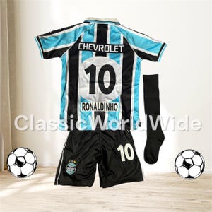 Gremio Ronaldinho Trikot/Fussball-Set | Ronaldinho Trikot