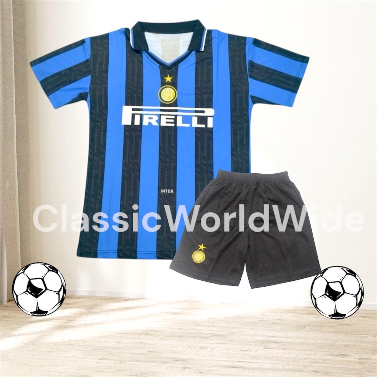 インテル　ユニホーム　ホーム　ロナウド　9 インテル/00-01/H #9 ロナウド 長袖 - USEDサッカーユニフォーム