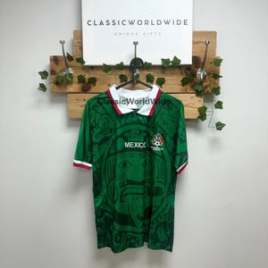 Mexico 98 Soccer Jersey Football Kit | Mexico soccer shirt | Mexican football t shirt