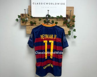 ネイマールJr. 直筆サイン入りバルセロナ 2024-25 サッカーシャツ