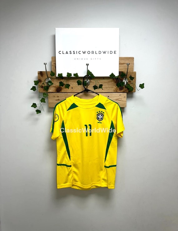 Brazil 2002 Shirt Ronaldinho Brazil Ronaldinho Soccer Jersey