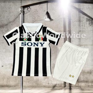 Juventus Kids Del Piero 10 Football Kit | Del Piero kids soccer jersey | Juv Del 10 youth shirt