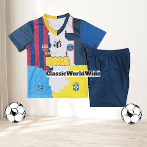 Neymar Soccer Set | Neymar Kids | Tribute Jersey Brazil Santos Barcelona PSG