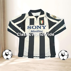 Juventus Zidane Fußball Trikot | Del Piero Fußball Trikot | Juve Trikot | Retro Zidane Juventus 97 98
