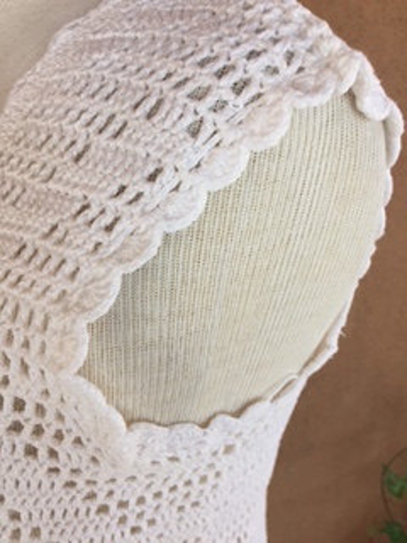 White Buttoned Down Cotton Knit