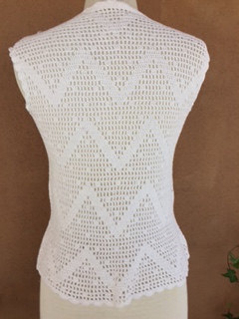 White Buttoned Down Cotton Knit