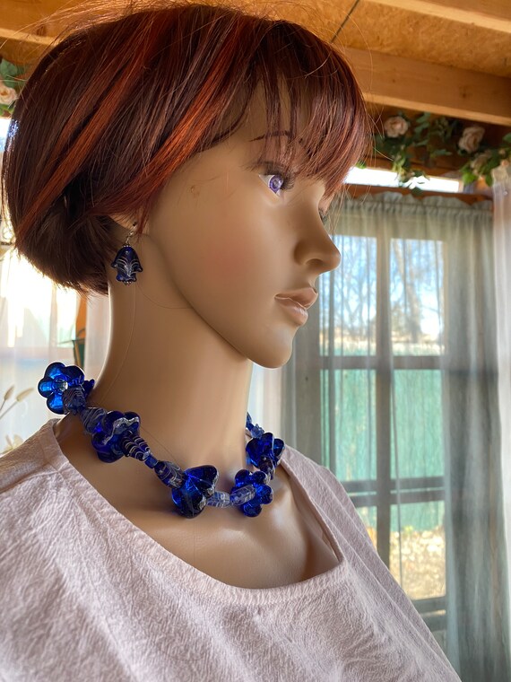 VINTAGE 1980's - Statement Heavy Necklace and Ass… - image 2