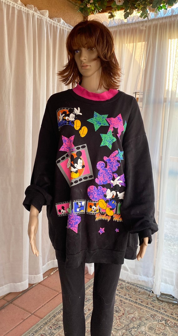 80's Oversized sweatshirt - Mickey Mouse - Mickey 