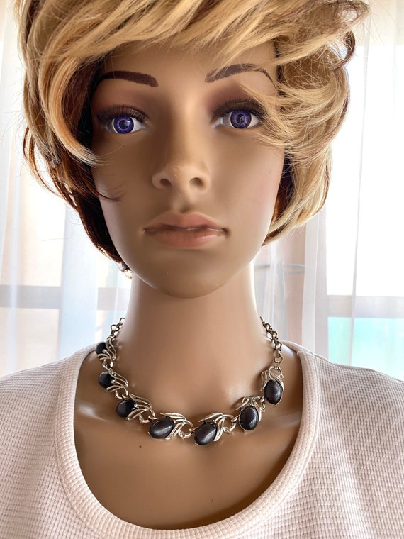 LISNER - Vintage 60's - Choker necklace - Silver m