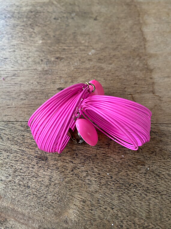 VINTAGE 70's - Fun, light, whimsical  hot pink cl… - image 5