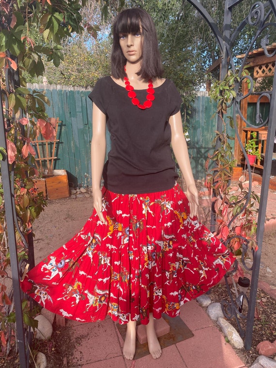 80's tiered skirt hotsell