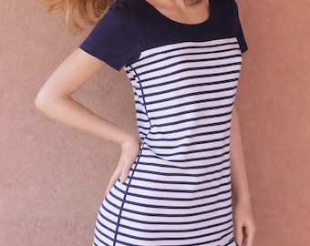 forever 21 striped mini dress Forever21 Striped Ruffle Mini Dress