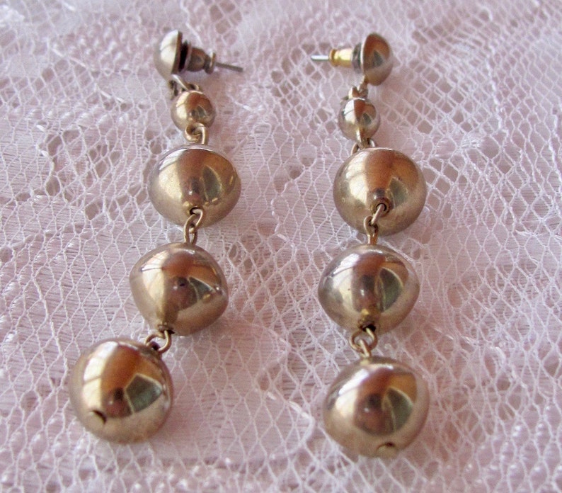 Gold plated Necklace and Assorted Earrings Vintage 80/'s