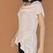 90's Off White Hand Knit Cardigan by Allison Brittney