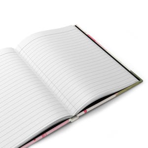 Coquette Cherry Drip journal | Matte Hardcover Notebook, Cherry Watercolor Cover, 5.75"x8" image 4