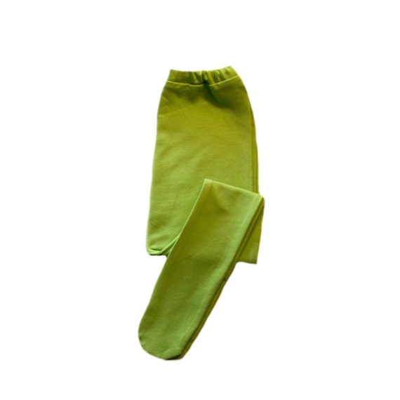 lime green baby tights