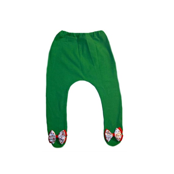 green baby tights