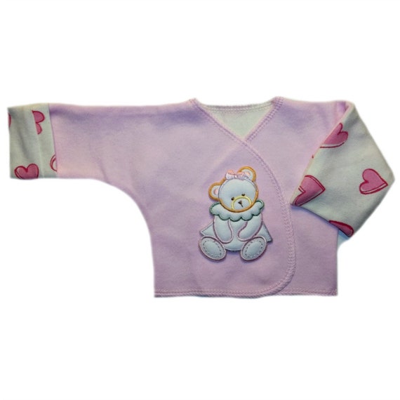 Baby Girls/' Sue Sue Bear and Hearts Pants Shirt Outfit 4 Preemie Newborn Sizes