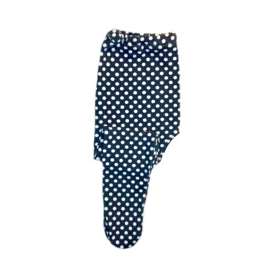 Baby Girls Black and White Polka Dot Knit Tights Preemie Newborn Toddlers