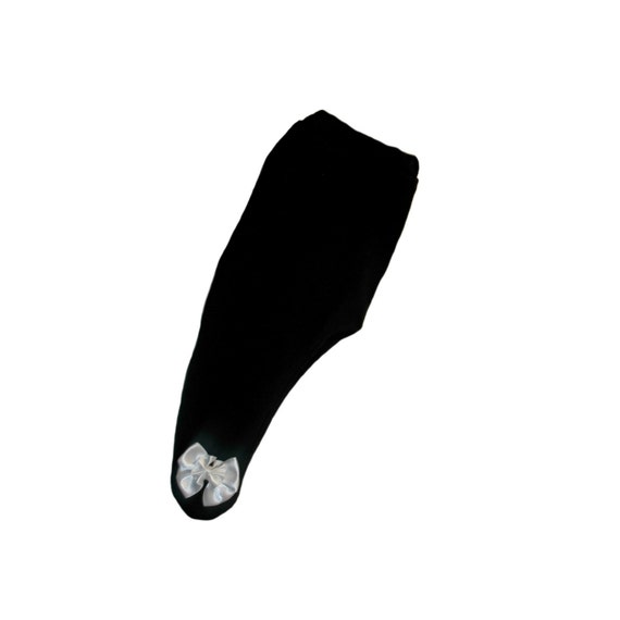 Baby Girls White Tights with Double Bow 5 Preemie and Newborn Infant Sizes