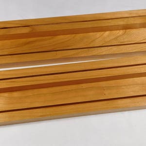 Choice of 1 Set 16 Inch Handmade Playing Card Holders, handcrafted, recycled wood, reclaimed wood, hand and foot, custom made, arthritus