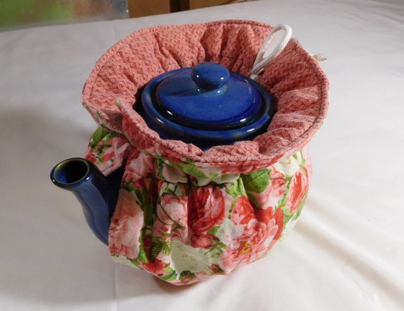 KUIFORTI Colorful Butterfly Tea Cozy Cover Floral Teapot Cozy Cover Decoration Teapot Cover To Keep Warm Green Kettle Cover Pad