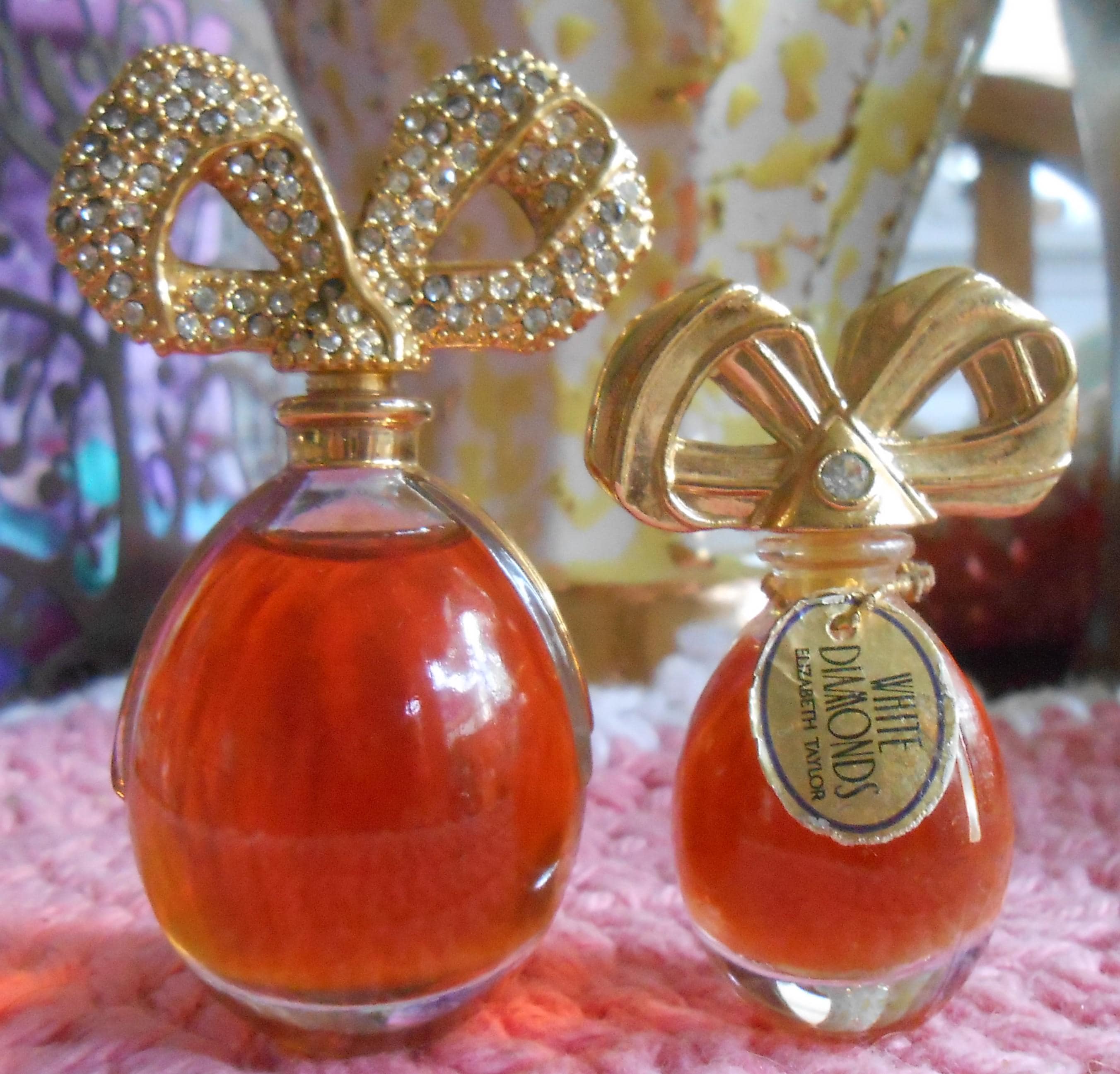 RARE Classic White Diamonds 1/4oz True Perfume Parfum & 1 