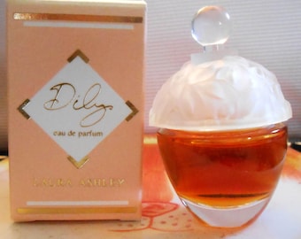 Rare Vintage Dilys Laura Ashley Perfume: 3.3 Fl Oz Tester Bottle