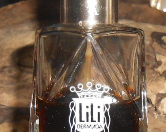 RARE LiLi Paradise Des Bermudes Perfume Spray Eau de Toilette 1.7oz/50ml 75% full Panel Glass Bottle