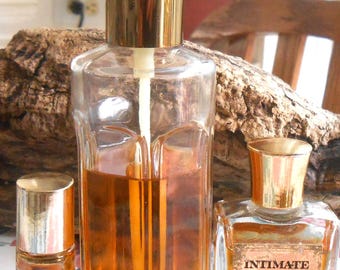 Vintage 1950's Ambush by Dana 2 oz Eau de Cologne Bottle 3/4 Full