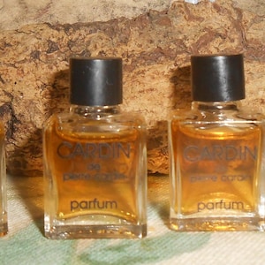Cardin de Pierre Cardin Paris Set of Six .07oz True Perfume Micro Miniature Vanity Collectible Fragrance