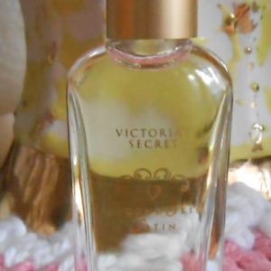 RARE Victoria’s Secret VS Second Skin Satin Azurine Miniature Perfume Pure Cologne .25oz Miniature Vanity Collectible Bottle