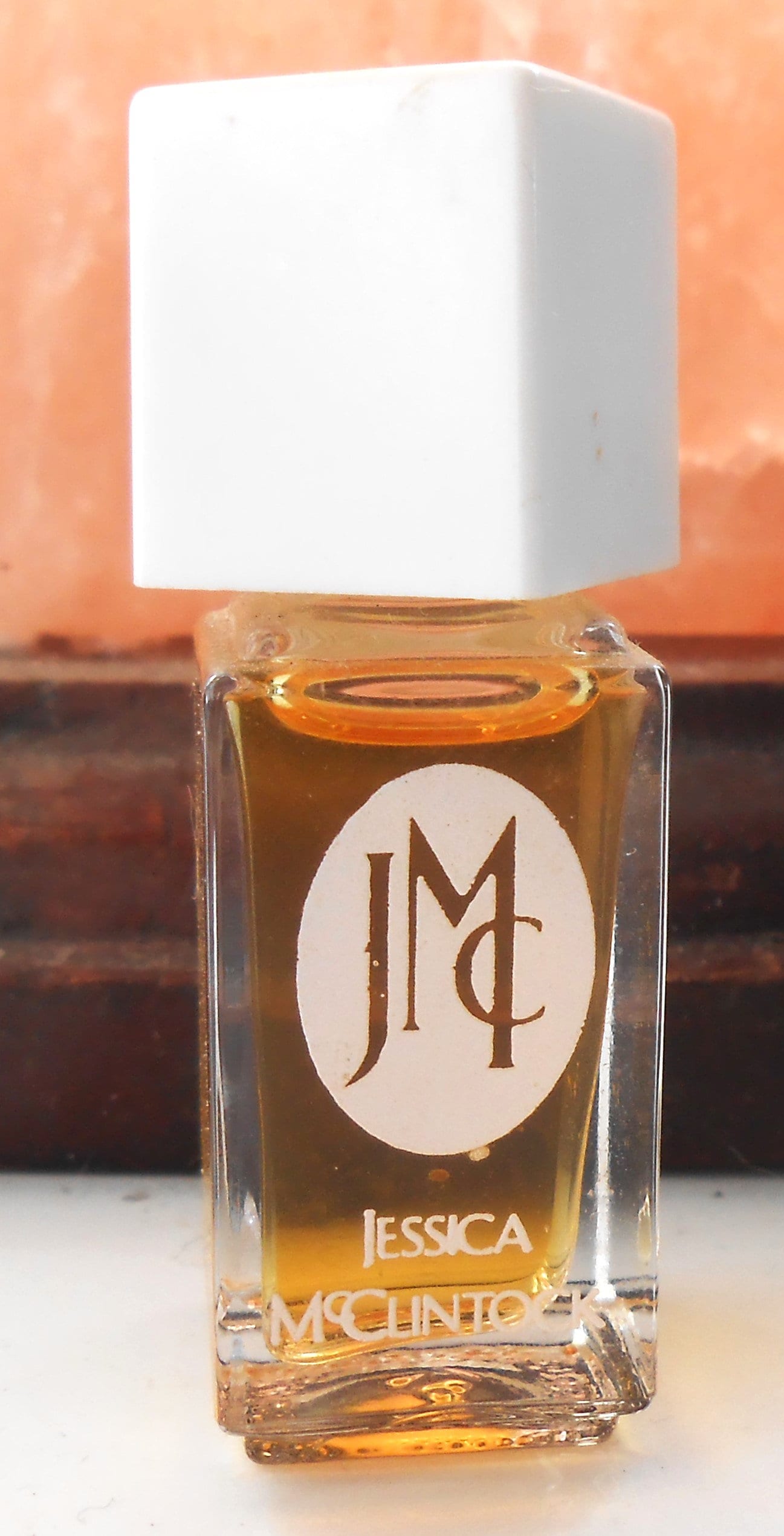 RARE Jessica McClintock Original Signature 1/8oz Miniature True Perfume  Parfum Vanity Collectible White Cap