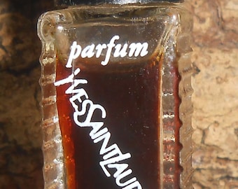 RARE Classic Rive Gauche 1/8oz Miniature Parfum Perfume Original Formula by Yves Saint Laurent Vanity Collectible Distinctive Bottle 1970's