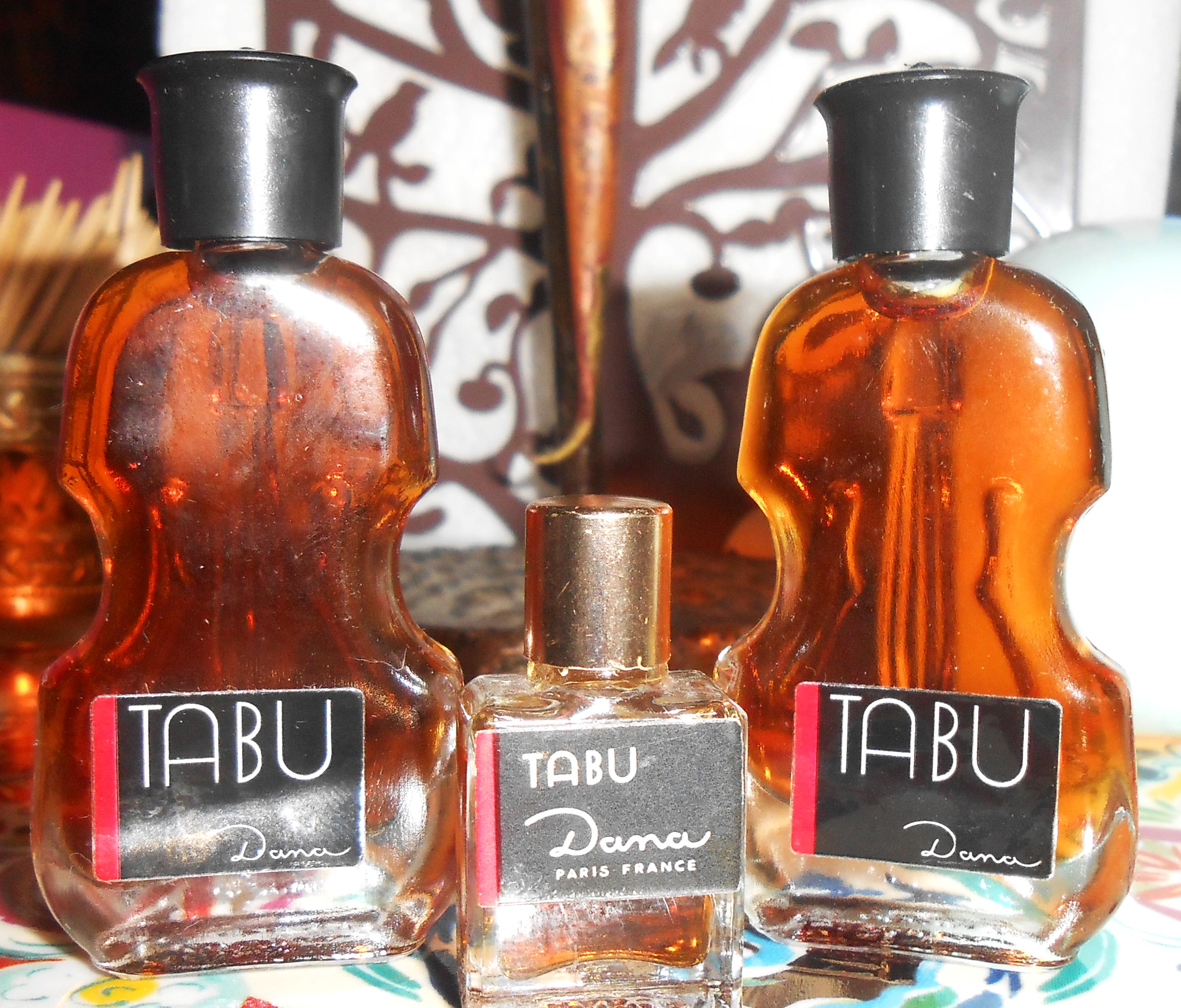 Rare Set 3 Original Tabu by Dana True Perfume Parfum Extrait Micro