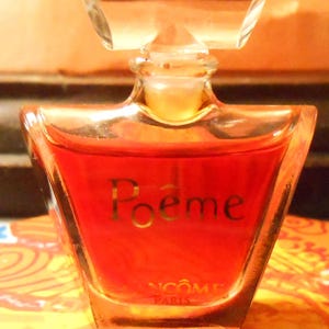 Lancome Original Poeme for Women .14oz Miniature Parfum Vanity Collectible Distinctive Bottle