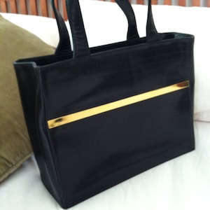 Vintage Black Leather GIANNI VERSACE Purse