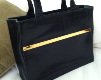Vintage Black Leather GIANNI VERSACE Purse