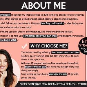 Sell on Etsy 2026 - Etsy Shop Setup & Business Planner, How to Start an Etsy Shop, Success Guide for Beginners, Open a Shop and Grow Sales image 3