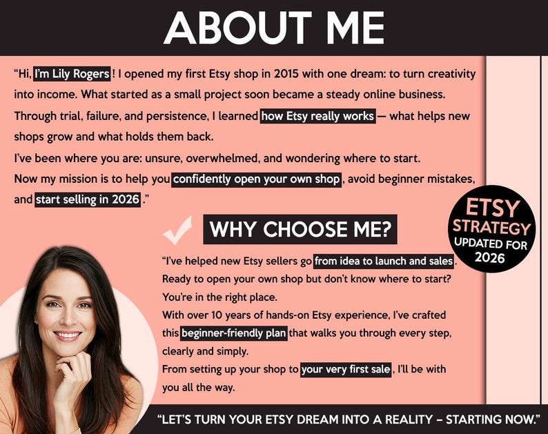 Sell on Etsy 2026 - Etsy Shop Setup & Business Planner, How to Start an Etsy Shop, Success Guide for Beginners, Open a Shop and Grow Sales image 3