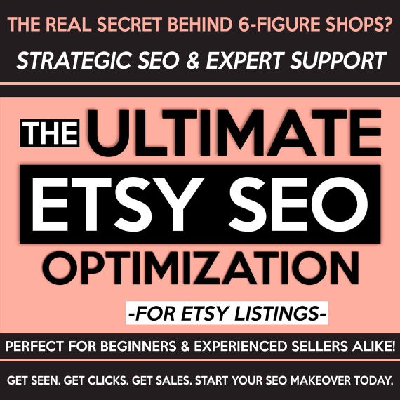 Etsy SEO 2026 – Custom Listing Title, Description, Tags and Keywords Optimization for Etsy Sellers, Etsy Listing Help Service for Visibility