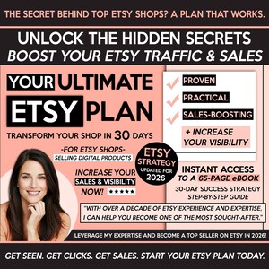 Sell On Etsy 2026, Etsy Best Seller Strategy Business Planner eBook, How To Sell on Etsy Success Guide for Digital Products, 30Day Etsy Plan bild 2