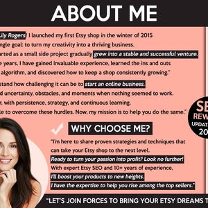 Etsy SEO 2026 – Custom Listing Title, Description, Tags and Keywords Optimization for Etsy Sellers, Etsy Listing Help Service for Visibility zdjęcie 4